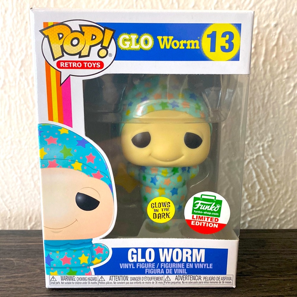 Funko Pop! Retro Toys: Hasbro - Glo Worm #13 (Glow in The Dark)